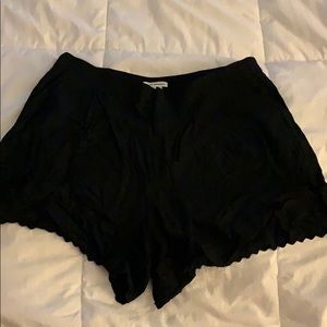 Navy Blue scalloped Club Monoco shorts